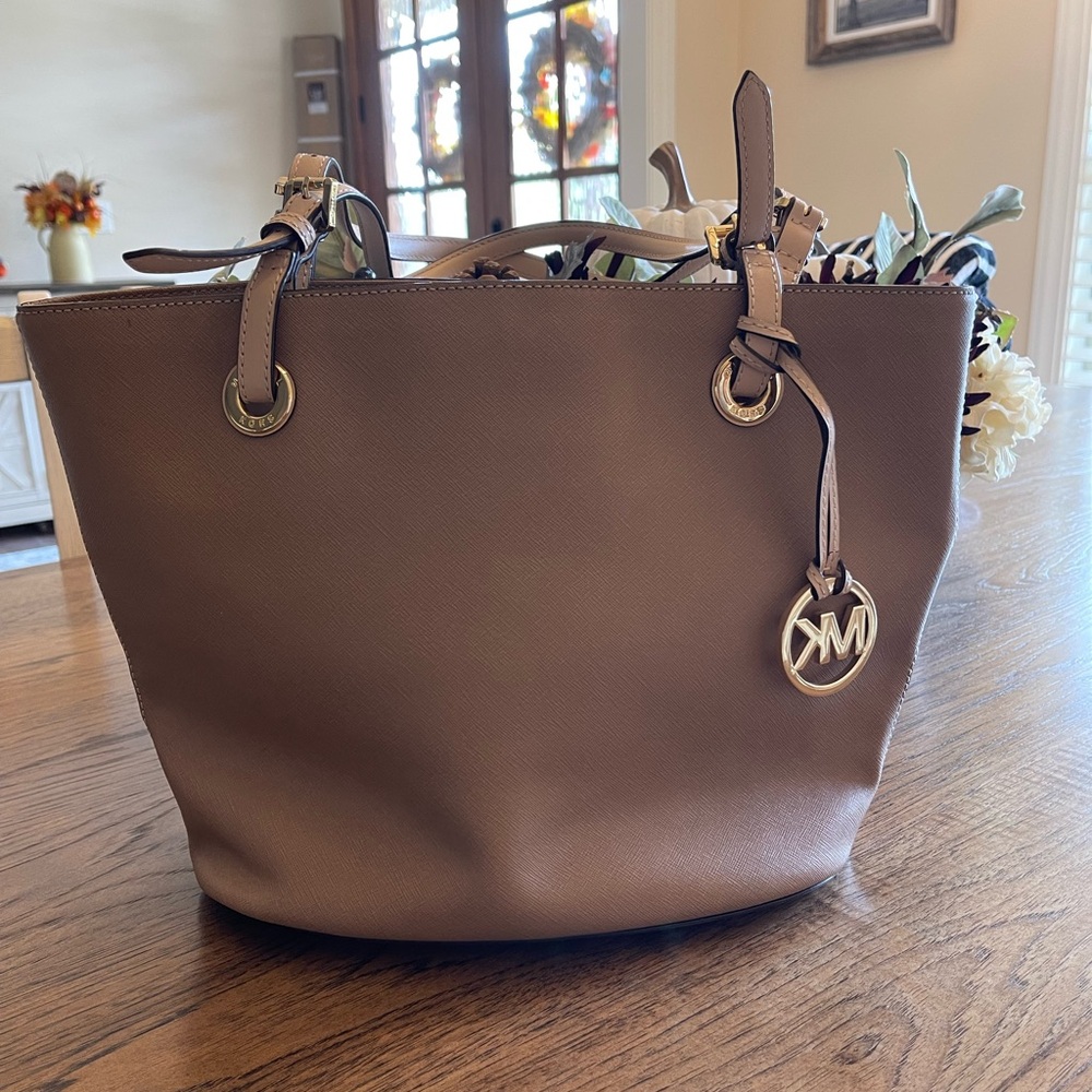 Michael Kors Brown Leather Tote